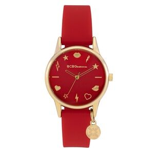 BCBG Max Azria Analog Red Dial Women's Watch